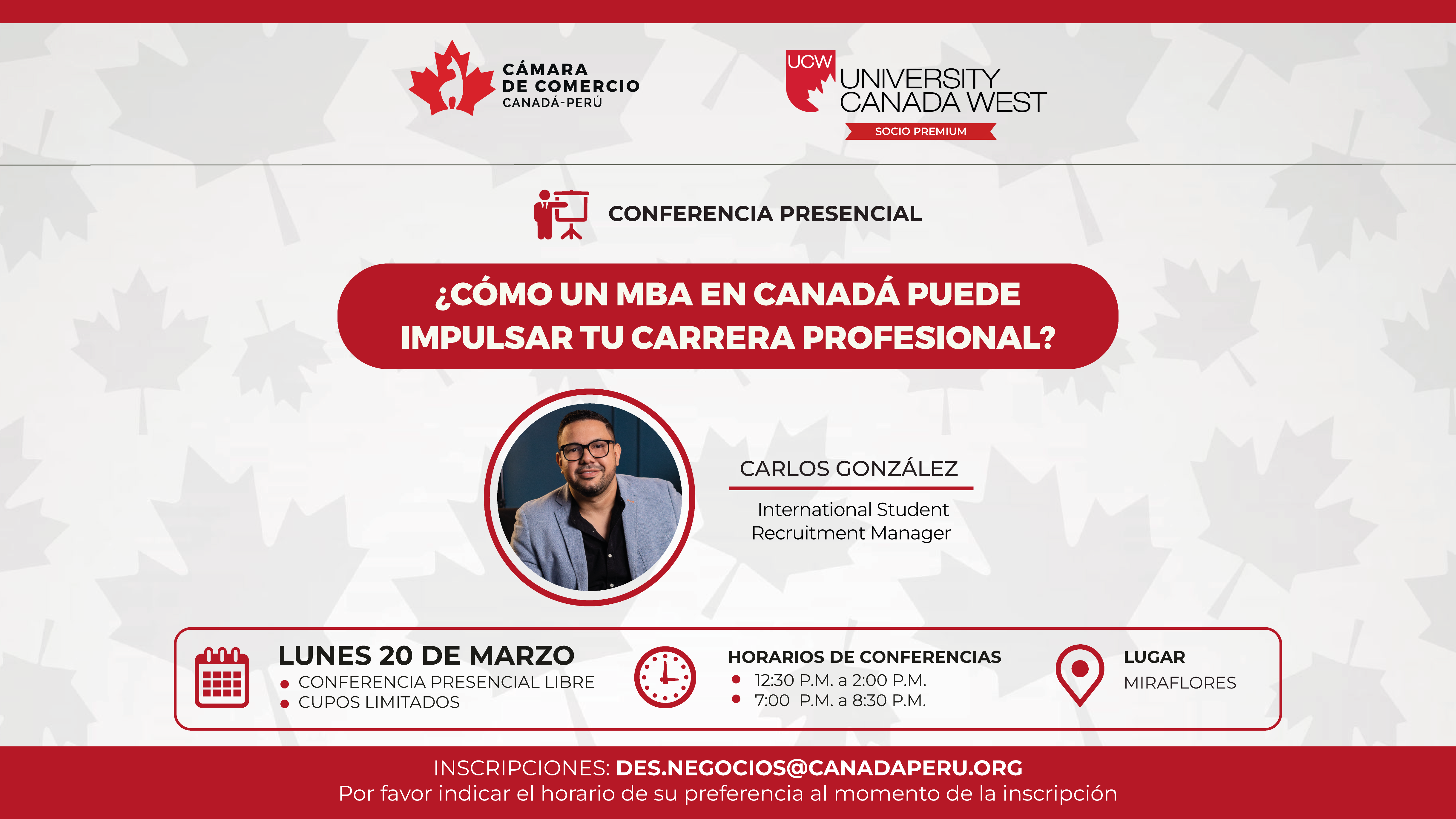 Cómo un MBA en Canadá puede impulsar tu carrera profesional? | Cámara de  comercio Canadá-Perú